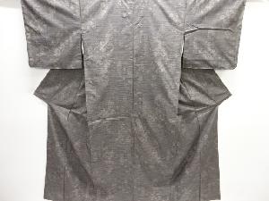 花唐草模様織り出し西陣お召着物